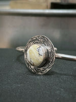 White Buffalo Turquoise cuff