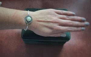 White Buffalo Turquoise cuff