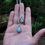White water turquoise pendant #1