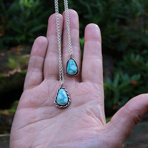 White water turquoise pendant #1