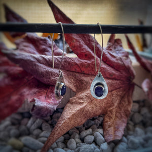Amethyst Paisley danglers