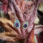 Amethyst Paisley danglers