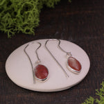Andesine threader earrings