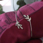 Meleth cuff on a silk scarf