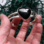 Black heart cuff