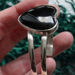 Black heart cuff