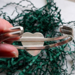 Black heart cuff
