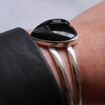 Black heart cuff