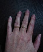 14k Gold fill mirror ring
