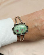 Ruby Fuchsite 7" Cuff