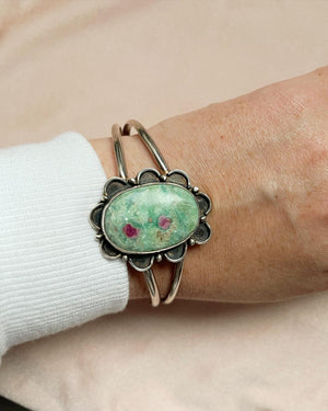 Ruby Fuchsite 7" Cuff