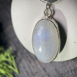 Moonstone lariat necklace