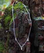 Silver dots pendant