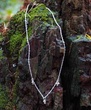 Silver dots pendant