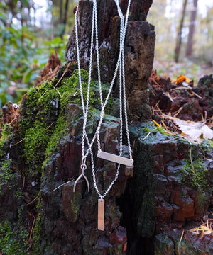 Wishbone pendant