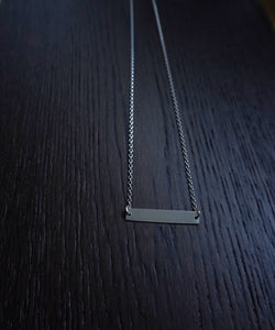 Bar pendant and chain