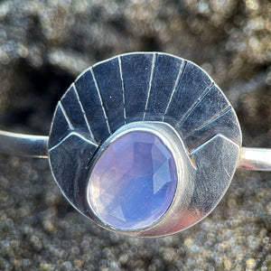 Lavender quartz sunrise cuff